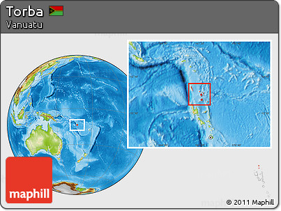 Physical Location Map of Torba