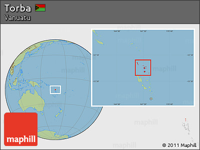 Savanna Style Location Map of Torba