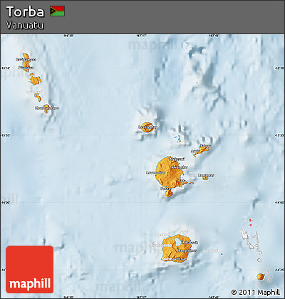 Political Map of Torba, lighten