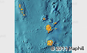 Political Map of Torba, satellite outside