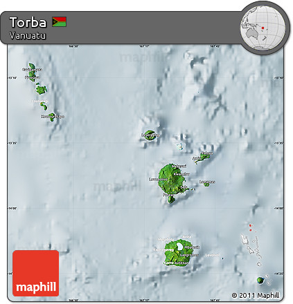 Satellite Map of Torba, lighten