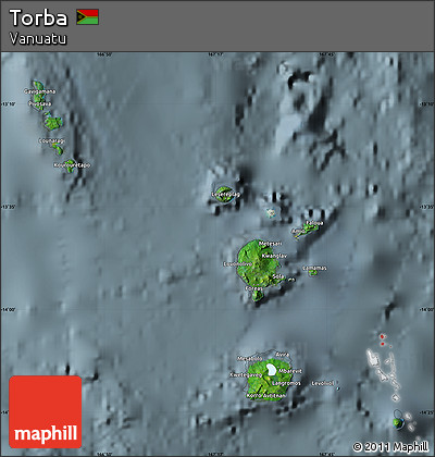 Satellite Map of Torba, semi-desaturated