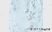 Silver Style Map of Torba, single color outside