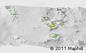 Physical Panoramic Map of Torba, lighten, desaturated