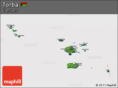 Satellite Panoramic Map of Torba, cropped outside