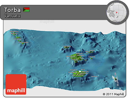 Satellite Panoramic Map of Torba