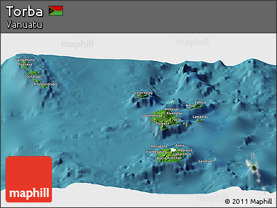 Satellite Panoramic Map of Torba