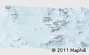 Silver Style Panoramic Map of Torba, single color outside