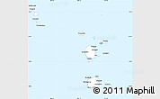 Silver Style Simple Map of Torba