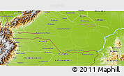 Physical 3D Map of Apure