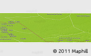 Physical Panoramic Map of Autonomo Romulo Gallegos