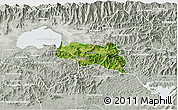 Satellite 3D Map of Zamora, lighten, semi-desaturated