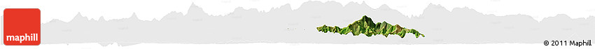 Satellite Horizon Map of Zamora, single color outside
