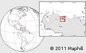 Blank Location Map of Zamora, highlighted country, highlighted parent region