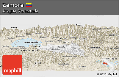 Classic Style Panoramic Map of Zamora