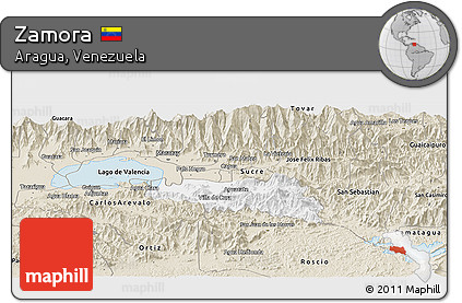 Classic Style Panoramic Map of Zamora