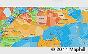 Political Shades 3D Map of Barinas