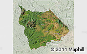 Satellite 3D Map of Gran Sabana, lighten