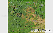 Satellite 3D Map of Gran Sabana