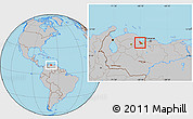 Gray Location Map of Bejuma