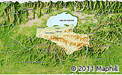 Physical 3D Map of Carlos Arevalo, satellite outside