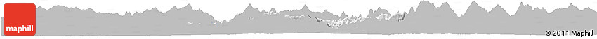 Gray Horizon Map of Carlos Arevalo, single color outside
