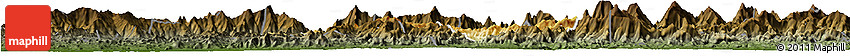 Physical Horizon Map of Carlos Arevalo, darken