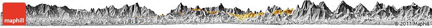 Physical Horizon Map of Carlos Arevalo, desaturated Physical Horizon Map of Carlos Arevalo, desaturated