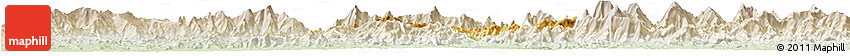 Physical Horizon Map of Carlos Arevalo, lighten