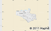 Classic Style Map of Carlos Arevalo, single color outside