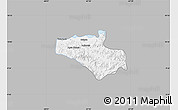 Gray Map of Carlos Arevalo, single color outside