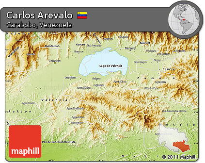 Physical Map of Carlos Arevalo