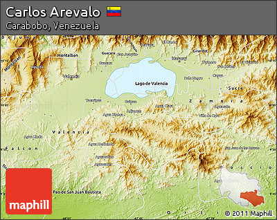 Physical Map of Carlos Arevalo