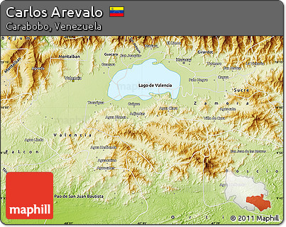 Physical Map of Carlos Arevalo