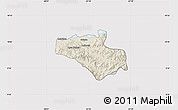 Shaded Relief Map of Carlos Arevalo, cropped outside