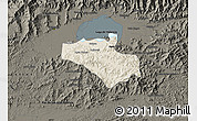 Shaded Relief Map of Carlos Arevalo, darken