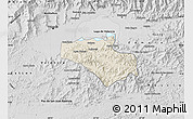 Shaded Relief Map of Carlos Arevalo, desaturated