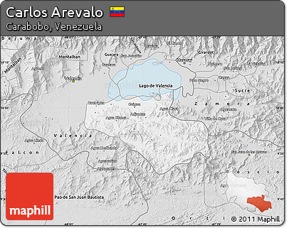 Silver Style Map of Carlos Arevalo