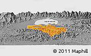 Political Panoramic Map of Carlos Arevalo, desaturated