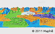 Political Panoramic Map of Carlos Arevalo