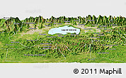 Satellite Panoramic Map of Carlos Arevalo