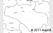 Blank Simple Map of Carlos Arevalo