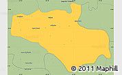 Savanna Style Simple Map of Carlos Arevalo