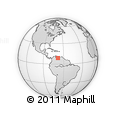 Outline Map of Girardot