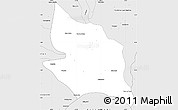 Silver Style Simple Map of Girardot