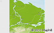 Physical 3D Map of Tucupita