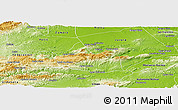 Physical Panoramic Map of Union