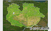 Satellite 3D Map of Guarico, darken