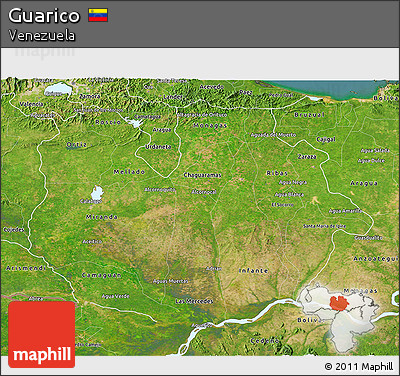 Satellite 3D Map of Guarico