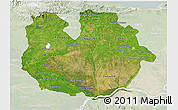 Satellite 3D Map of Guarico, lighten